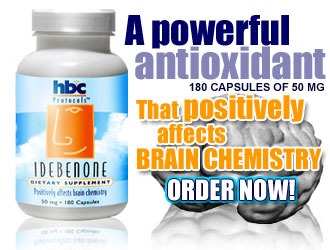 Idebenone brain antioxidant